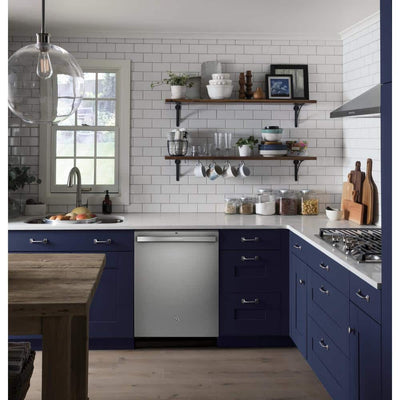 GEAdora 24 in. Stainless Steel Top Control Built-In Tall Tub Dishwasher with Stainless Steel Tub, 3rd Rack, and 48 dBA