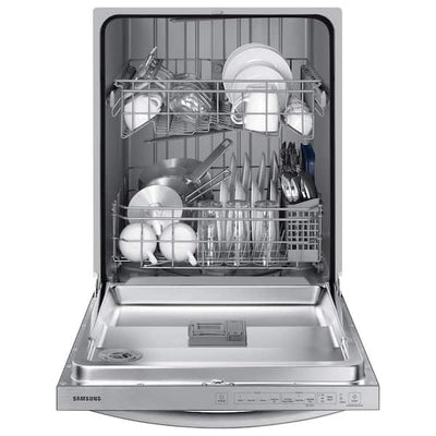 Samsung24 in. Top Control Tall Tub Dishwasher in Stainless Steel with Stainless Steel Interior Door, 55 dBA
