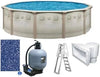 Brazil Premium 27′ x 52″ Round Above Ground Swimming Pool Packages
