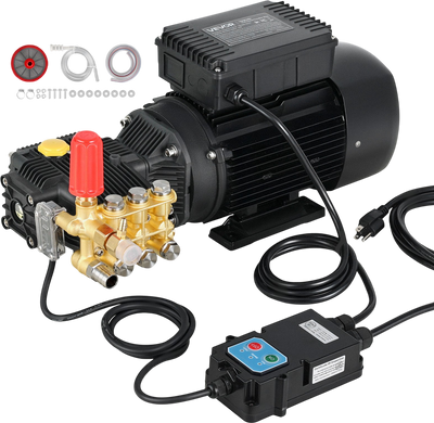 Vevor Electric Pressure Washer Pump Kit 1,220 PSI 2.2 GPM with 2 HP Motor 120V New
