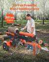 Vevor Log Splitter 30 Ton Horizontal Vertical with Auto Return 306CC Gas Engine 2" Ball Coupler New
