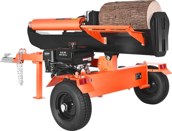 Vevor Log Splitter 30 Ton Horizontal Vertical with Auto Return 306CC Gas Engine 2" Ball Coupler New