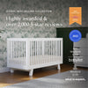 Babyletto Hudson 3-in-1 Convertible Crib with Toddler Bed Conversion Kit