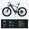 ACTBEST Ranger All-Terrain Electric Mountain Bike, 1400W Peak Motor, 65-Mile Range, 26×4 Inch Fat Tires