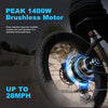 ACTBEST Ranger All-Terrain Electric Mountain Bike, 1400W Peak Motor, 65-Mile Range, 26×4 Inch Fat Tires