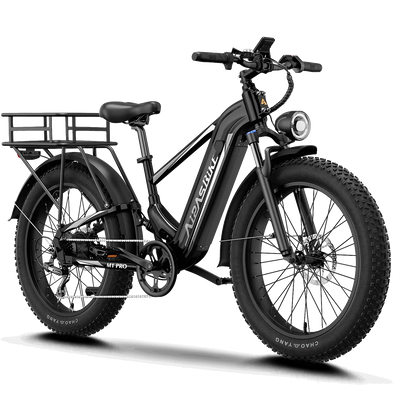 Aipas M2 Pro Electric Fat Tire Mountain Bike, 1800W Motor, 48V/17.5Ah, 36 MPH