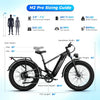 Aipas M2 Pro Electric Fat Tire Mountain Bike, 1800W Motor, 48V/17.5Ah, 36 MPH