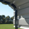 Arrow 12 x 20 x 7 ft Steel Carport Kit, Eggshell