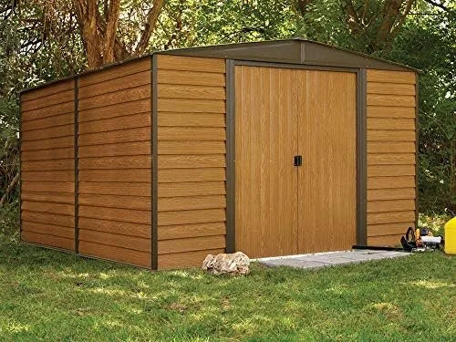Arrow WR1012 Woodridge EG Steel Storage Shed, 10 by 12-Feets