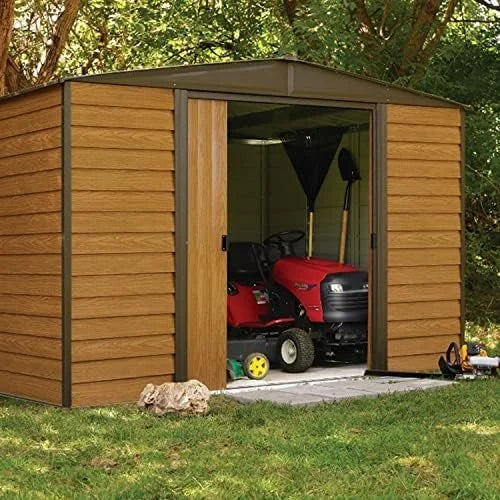 Arrow WR1012 Woodridge EG Steel Storage Shed, 10 by 12-Feets