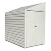 Arrow Yardsaver 4 x 7 ft. Galvanized Steel Lean-To Outdoor Storage Shed, Eggshell