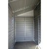 Arrow Yardsaver 4 x 7 ft. Galvanized Steel Lean-To Outdoor Storage Shed, Eggshell