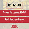 Astoria 12 ft. x 12 ft. Outdoor Wood Storage Shed