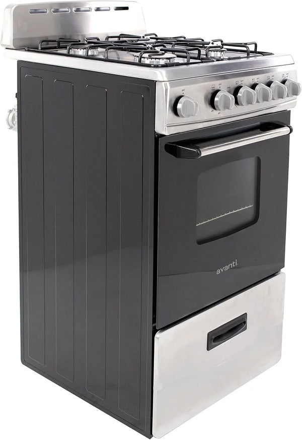 Avanti GR2013CSS 20-Inch Freestanding Gas Range, Stainless Steel