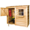 Cedarshed Bayside 8×4 Lean-To Western Red Cedar Storage Shed Kit
