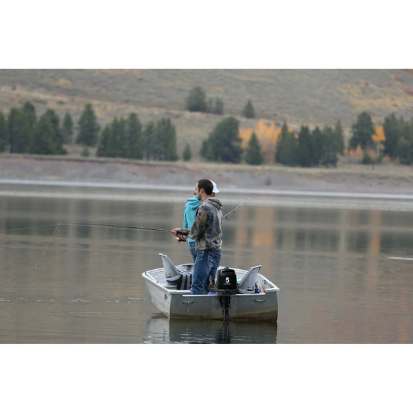 Coleman Powersports 5 HP 4 Stroke Outboard Boat Motor with Easy Pull Start F5BMS