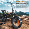 Colorway Orange 750W Fat Tire Electric Bike