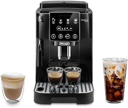 De’Longhi Magnifica Start Automatic Espresso Machine with Manual Milk Frother & Built in Grinder – 3 One-Touch Recipes, Easy-to-Clean, Home Barista Coffee Maker for Lattes, Cappuccino, Iced Coffees