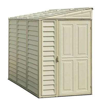 DuraMax Building Products 4-ft x 8-ft Sidemate Off-white Lean-to Vinyl Storage Sheds