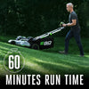 EGO POWER+ 21-Inch 56V Self-Propelled Electric Lawn Mower with Touch Drive, 4.0Ah & 6.0Ah Batteries, and Charger