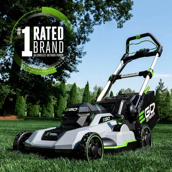 EGO POWER+ 21-Inch 56V Self-Propelled Electric Lawn Mower with Touch Drive, 4.0Ah & 6.0Ah Batteries, and Charger