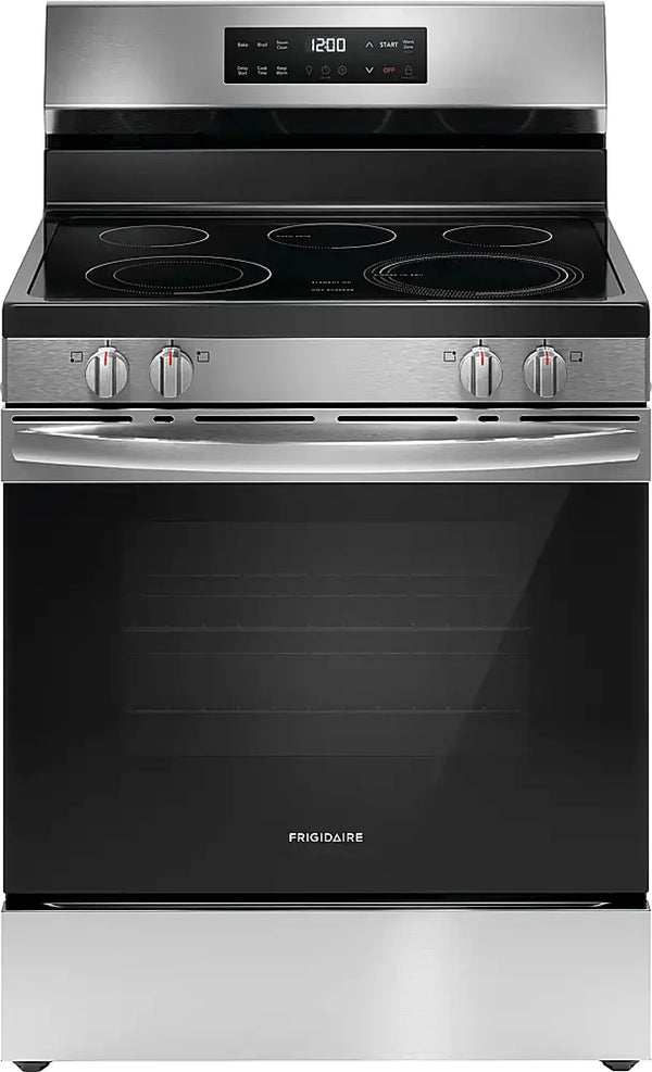 Frigidaire FCRE3062AS 30-inch Freestanding Electric Range with EvenTemp, Stainless Steel