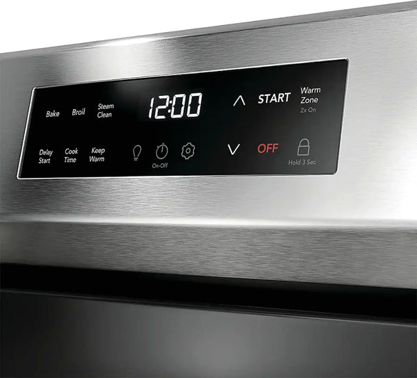 Frigidaire FCRE3062AS 30-inch Freestanding Electric Range with EvenTemp, Stainless Steel