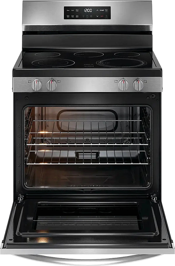 Frigidaire FCRE3062AS 30-inch Freestanding Electric Range with EvenTemp, Stainless Steel