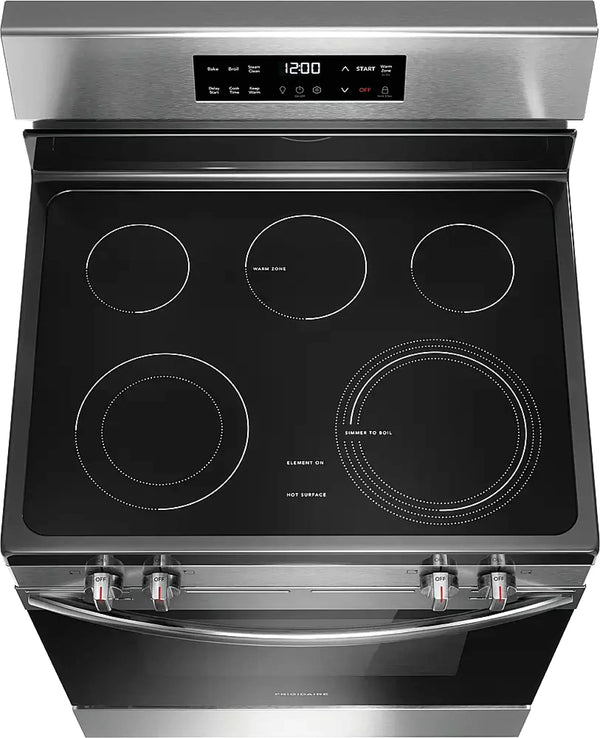 Frigidaire FCRE3062AS 30-inch Freestanding Electric Range with EvenTemp, Stainless Steel