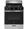 GE 30″ Free-Standing Gas Range with 4 Sealed Burners, Stainless Steel (JGBS30RETSS)