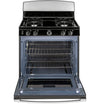 GE 30″ Free-Standing Gas Range with 4 Sealed Burners, Stainless Steel (JGBS30RETSS)