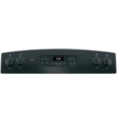 GE 30 Inch Freestanding Electric Range with Self-Clean Oven, Black (JB256DMBB)