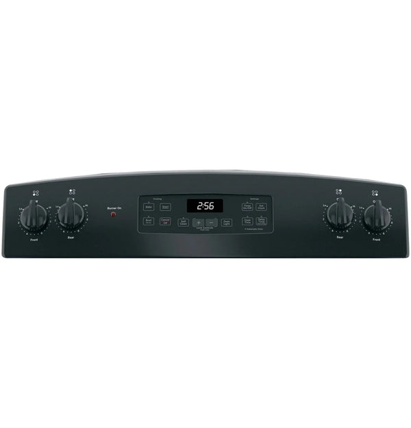 GE 30 Inch Freestanding Electric Range with Self-Clean Oven, Black (JB256DMBB)