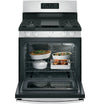 GE 30-Inch Freestanding Gas Range with 4.8 cu. ft. Oven Capacity and Sealed Cooktop Burners