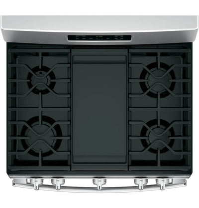 GE 30-Inch Freestanding Gas Range with 4.8 cu. ft. Oven Capacity and Sealed Cooktop Burners