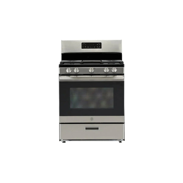GE 30-Inch Freestanding Gas Range with 4.8 cu. ft. Oven Capacity and Sealed Cooktop Burners