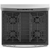 GE 30-Inch Freestanding Gas Range with 4.8 Cu. Ft. Oven, Stainless Steel – JGBS61RPSS