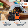 Generac iQ5200 5200W Dual Fuel Portable Inverter Generators.