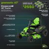 Greenworks 60V 42″ Cordless Battery CrossoverT Riding Lawn Mowers.