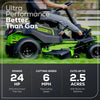 Greenworks 60V 42″ Cordless Battery CrossoverT Riding Lawn Mowers.