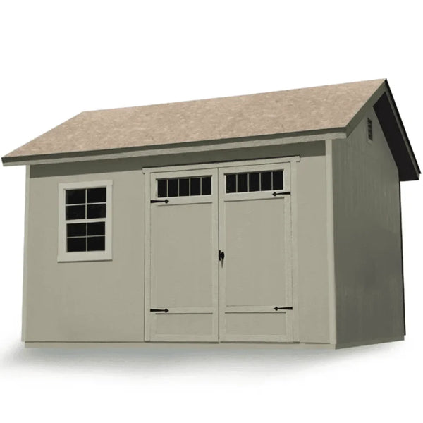 Handy Home Products Beachwood 10 ft. x 12 ft. Outdoor Wood Shed