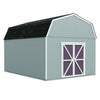 Handy Home Products Hudson 12 ft. x 16 ft. Wood Storage Shed Kit with Floor