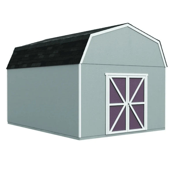 Handy Home Products Hudson 12 ft. x 16 ft. Wood Storage Shed Kit with Floor