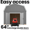 Handy Home Products Hudson 12 ft. x 16 ft. Wood Storage Shed Kit with Floor