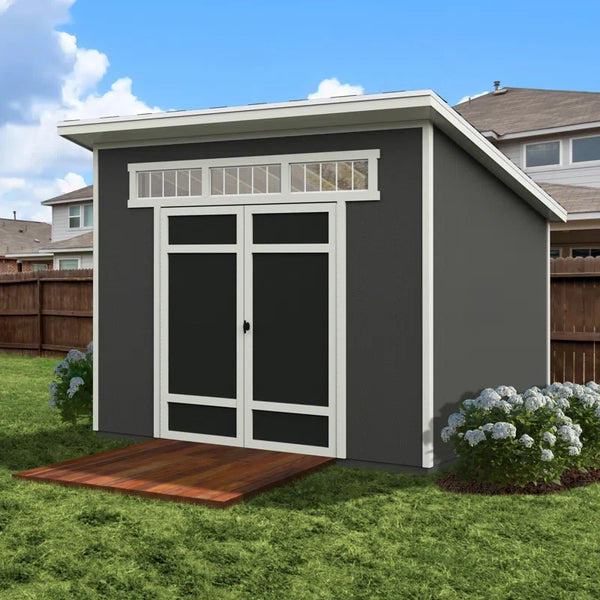 Handy Home Products Olympia 10 ft. W x 7.5 ft. D Manufactured Wood Storage Shed