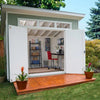Handy Home Products Olympia 10 ft. W x 7.5 ft. D Manufactured Wood Storage Shed