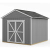 Handy Home Products Rookwood 10 ft. x 10 ft. Wood Storage Shed with Floor – Durable DIY Kit