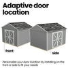 Handy Home Products Rookwood 10 ft. x 12 ft. Wood Storage Shed Kit with Floor – Durable Outdoor Storage