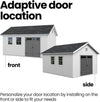 Handy Home Products Scarsdale 12×16 DIY Wooden Storage Shed with Floor Kit