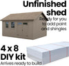 Handy Home Products Scarsdale 12×16 DIY Wooden Storage Shed with Floor Kit